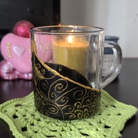 Урок-Ръчно изплетена подложка за кафе/Подробно описание