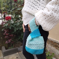 Digital product-How to knit a modern Japanese knot handbag