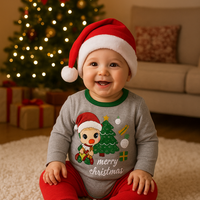 Коледен комплект с шапка