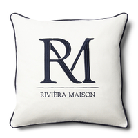 Възглавница RM Monogram,бяла,50см/50см