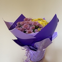 Опаковане на цвете в саксия за подарък