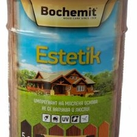 ИМПРЕГНАНТ ЗА ДЪРВО НА МАСЛЕНА ОСНОВА ЦВЯТ ПАЛИСАНДЪР 5 L BOCHEMIT ESTETIK
