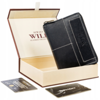 Голям, вертикален кожен портфейл с RFID - Always Wild