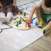 Дървен комплект за игра - влакче