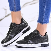 Модни дамски кецове в черен цвят модел: W210035 black