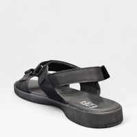 Мъжки кожени сандали в черно S526-1 black