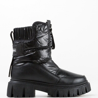 Дамски апрески с подметка с платформа в черен цвят модел: 164159 black
