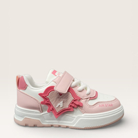 Детски спортни кецове с лепенка W582020 pink