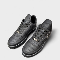 Мъжки модни кецове LA POLO с равна подметка в черен цвят 07 MRD black