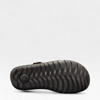 Мъжки кожени чехли в кафяво 415 brown