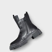 Дамски боти тип кубинки в черен цвят модел: 88106-1 black