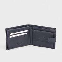 Мъжки портфейл в син цвят с копче Sergio Tacchini 50116P032
