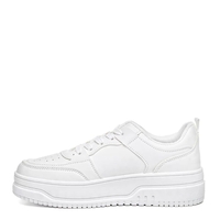 Дамски бели кецове с равна подметка W210052 white