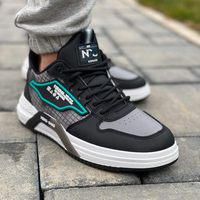Мъжки кецове в черно и сиво 8812 black/grey