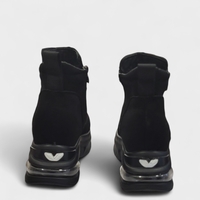 Дамски боти на платформа с топла подплата модел: 3810 black