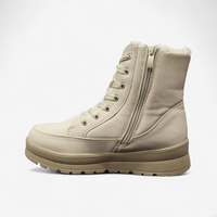 Дамски зимни боти с топъл хастар в бежово b1103-2 beige