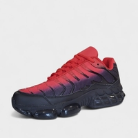 Мъжки маратонки в червено и черно, по дизайн на Nike – BL-7 Red