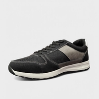 Мъжки спортни маратонки Speed в черно и сиво – 933 black