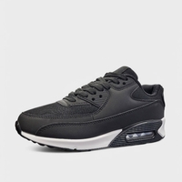 Унисекс модел маратонки с камера подходящи за спорт и ежедневие D9139-3 black/white