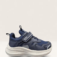 Детски маратонки с лепенка в тъмносин цвят W585080 navy