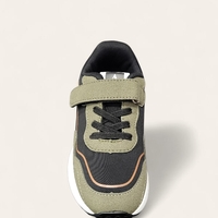 Детски маратонки с велкро лепенка и модерна визия – W014294 Khaki