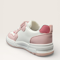 Детски спортни кецове с лепенка W582020 pink