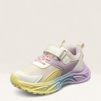 Детски маратонки с лепенка в бяло и лилаво W585081 White/Purple