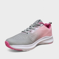 Цветни дамски маратонки с мрежичка модел: BL273-1 pink