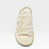Дамски спортни сандали от плетена материя в бежово 906-4 light beige