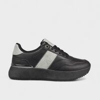 Дамски спортни обувки на платформа W014251 black