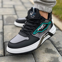 Мъжки кецове в черно и сиво 8812 black/grey