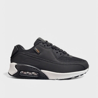 Унисекс модел маратонки с камера подходящи за спорт и ежедневие D9139-3 black/white