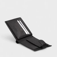 Мъжки портфейл в черен цвят с копче Sergio Tacchini 50116P033