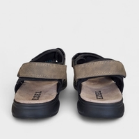 Мъжки сандали в цвят каки с велкро лепенки 2634-2 Khaki