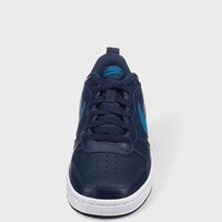 Юношески кецове от кожа в син цвят Nike Court brought low 2