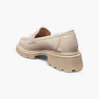 Дамски мокасини на платформа W525276 beige