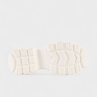 Дамски сандали с масивна платформа и декоративен акцент – 1055 WHITE