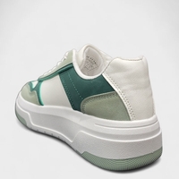 Дамски маратонки с масивна подметка в зелено W014303 Green