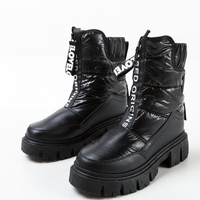 Дамски апрески с подметка с платформа в черен цвят модел: 164159 black