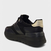 Дамски маратонки Black Luxe – Модерен стил с платформа JL05 Black
