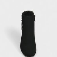 Официални дамски боти от еко набук модел: H098-3 black