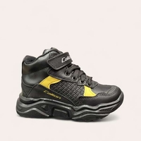 Детски високи кецове в черен цвят 053 black