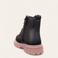 Детски боти с мече за момичета ZG409-1 black/pink