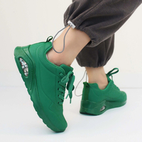 Зелени дамски маратонки с въздушна камера D9157-10 Green