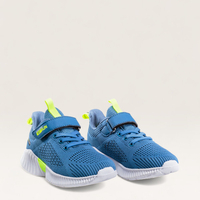 Детски спортни обувки с лепенка и дишащ текстил 30920-2 navy