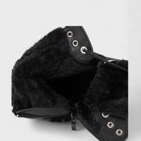 Дамски зимни боти с топъл хастар в черно B3110-1 black