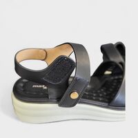 Дамски сандали на платформа черни W060041 black