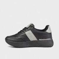 Дамски спортни обувки на платформа W014251 black