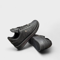 Мъжки модни кецове LA POLO с равна подметка в черен цвят 07 MRD black