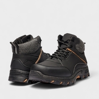 Мъжки боти подходящи и за широк крак модел: W210080 black